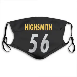 Alex Highsmith Pittsburgh Steelers Washabl & Reusable Face Mask - Black