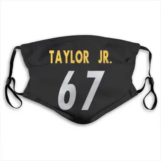 Calvin Taylor Jr. Pittsburgh Steelers Washabl & Reusable Face Mask - Black