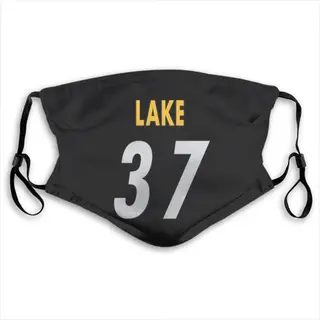 Carnell Lake Pittsburgh Steelers Washabl & Reusable Face Mask - Black