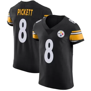 Elite Men's Kenny Pickett Pittsburgh Steelers Nike Team Color Vapor Untouchable Jersey - Black