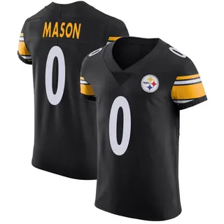 Elite Men's Trevon Mason Pittsburgh Steelers Nike Team Color Vapor Untouchable Jersey - Black