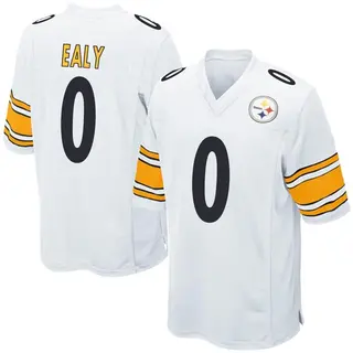 Game Men's Adrian Ealy Pittsburgh Steelers Nike Jersey - White