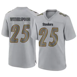 Game Men's Ahkello Witherspoon Pittsburgh Steelers Nike Atmosphere Fashion Jersey - Gray