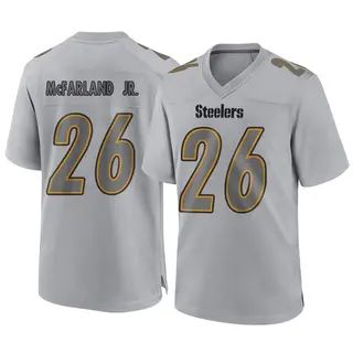 Game Men's Anthony McFarland Jr. Pittsburgh Steelers Nike Atmosphere Fashion Jersey - Gray