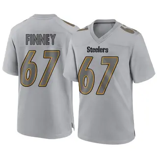 Game Men's B.J. Finney Pittsburgh Steelers Nike Atmosphere Fashion Jersey - Gray