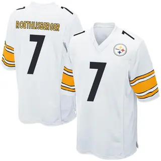 Game Men's Ben Roethlisberger Pittsburgh Steelers Nike Jersey - White