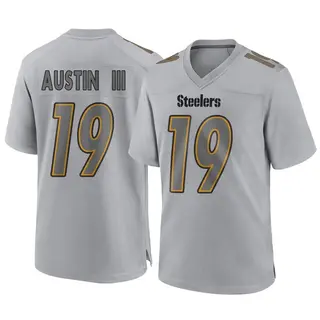 Game Men's Calvin Austin III Pittsburgh Steelers Nike Atmosphere Fashion Jersey - Gray