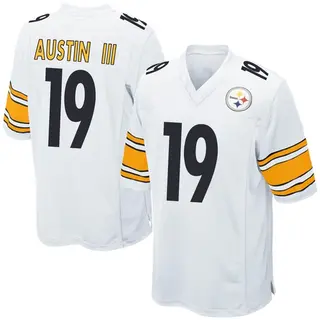 Game Men's Calvin Austin III Pittsburgh Steelers Nike Jersey - White