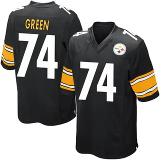 Game Men's Chaz Green Pittsburgh Steelers Nike Team Color Jersey - Black