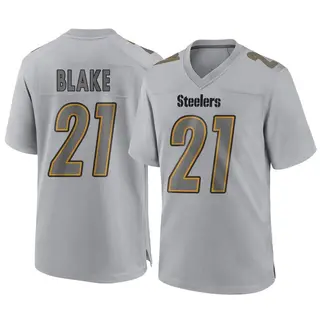 Game Men's Christian Blake Pittsburgh Steelers Nike Atmosphere Fashion Jersey - Gray