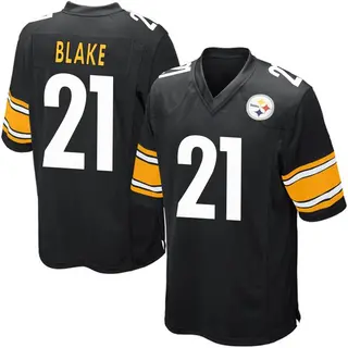 Game Men's Christian Blake Pittsburgh Steelers Nike Team Color Jersey - Black
