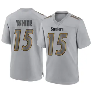 Game Men's Cody White Pittsburgh Steelers Nike Atmosphere Fashion Jersey - Gray