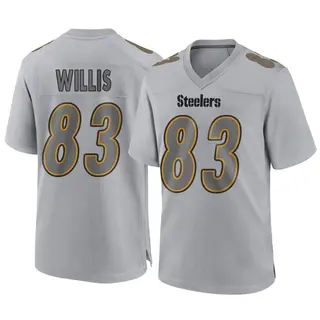Game Men's Damion Willis Pittsburgh Steelers Nike Atmosphere Fashion Jersey - Gray