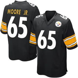 Game Men's Dan Moore Jr. Pittsburgh Steelers Nike Team Color Jersey - Black