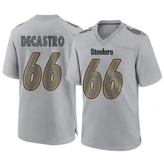 Game Men's David DeCastro Pittsburgh Steelers Nike Atmosphere Fashion Jersey - Gray