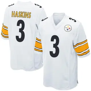 Game Men's Dwayne Haskins Pittsburgh Steelers Nike Jersey - White