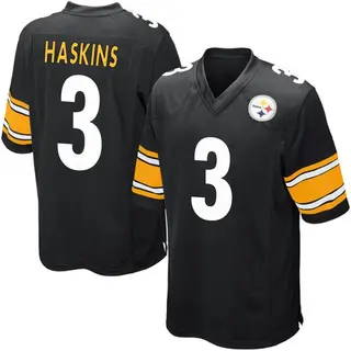 Game Men's Dwayne Haskins Pittsburgh Steelers Nike Team Color Jersey - Black