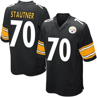 Game Men's Ernie Stautner Pittsburgh Steelers Nike Team Color Jersey - Black