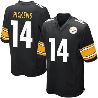 Game Men's George Pickens Pittsburgh Steelers Nike Team Color Jersey - Black