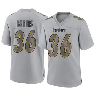 Game Men's Jerome Bettis Pittsburgh Steelers Nike Atmosphere Fashion Jersey - Gray