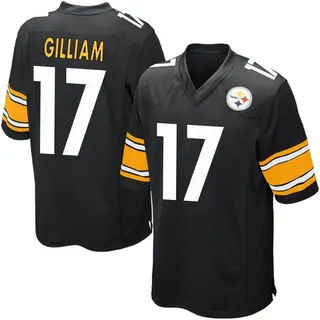 Game Men's Joe Gilliam Pittsburgh Steelers Nike Team Color Jersey - Black