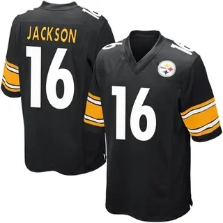 Game Men's Josh Jackson Pittsburgh Steelers Nike Team Color Jersey - Black