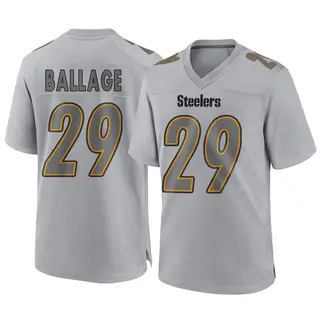 Game Men's Kalen Ballage Pittsburgh Steelers Nike Atmosphere Fashion Jersey - Gray