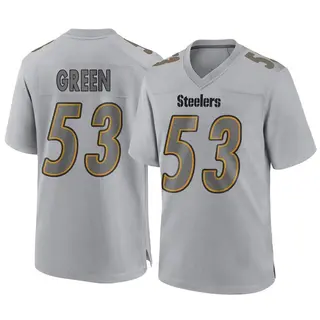 Game Men's Kendrick Green Pittsburgh Steelers Nike Atmosphere Fashion Jersey - Gray
