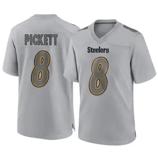 Game Men's Kenny Pickett Pittsburgh Steelers Nike Atmosphere Fashion Jersey - Gray