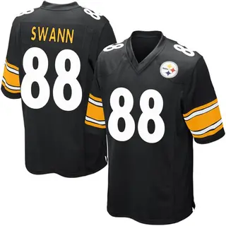 Game Men's Lynn Swann Pittsburgh Steelers Nike Team Color Jersey - Black