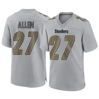 Game Men's Marcus Allen Pittsburgh Steelers Nike Atmosphere Fashion Jersey - Gray