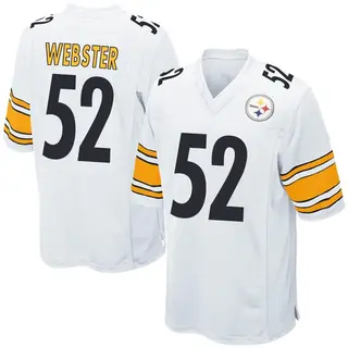 Game Men's Mike Webster Pittsburgh Steelers Nike Jersey - White