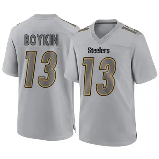 Game Men's Miles Boykin Pittsburgh Steelers Nike Atmosphere Fashion Jersey - Gray