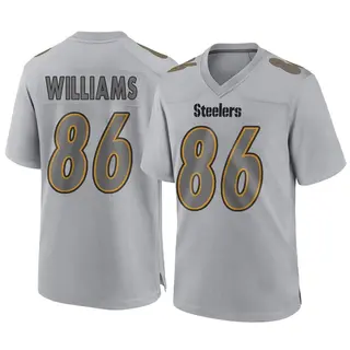 Game Men's Rodney Williams Pittsburgh Steelers Nike Atmosphere Fashion Jersey - Gray