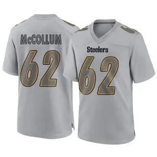 Game Men's Ryan McCollum Pittsburgh Steelers Nike Atmosphere Fashion Jersey - Gray