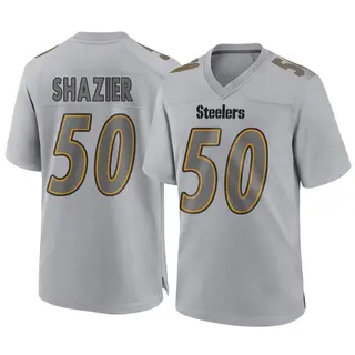 Game Men's Ryan Shazier Pittsburgh Steelers Nike Atmosphere Fashion Jersey - Gray