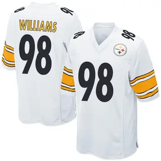 Game Men's Vince Williams Pittsburgh Steelers Nike Jersey - White