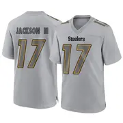 Game Men's William Jackson III Pittsburgh Steelers Nike Atmosphere Fashion Jersey - Gray