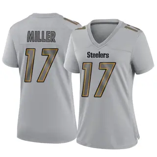Game Women's Anthony Miller Pittsburgh Steelers Nike Atmosphere Fashion Jersey - Gray