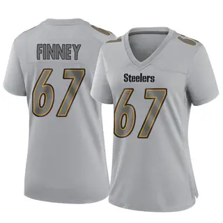 Game Women's B.J. Finney Pittsburgh Steelers Nike Atmosphere Fashion Jersey - Gray