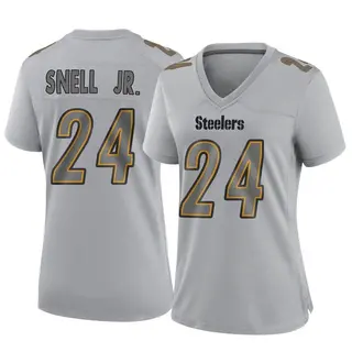 Game Women's Benny Snell Jr. Pittsburgh Steelers Nike Atmosphere Fashion Jersey - Gray
