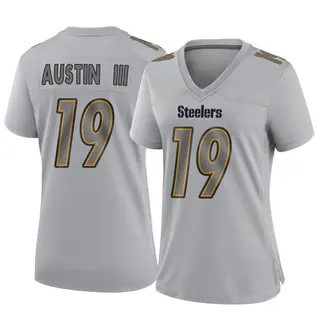 Game Women's Calvin Austin III Pittsburgh Steelers Nike Atmosphere Fashion Jersey - Gray