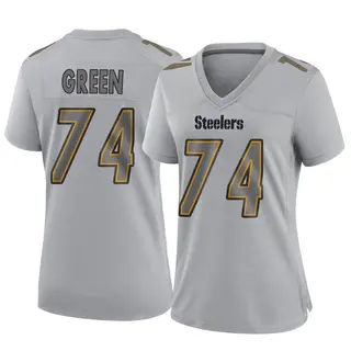 Game Women's Chaz Green Pittsburgh Steelers Nike Atmosphere Fashion Jersey - Gray