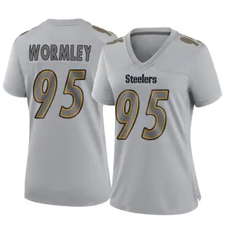 Game Women's Chris Wormley Pittsburgh Steelers Nike Atmosphere Fashion Jersey - Gray