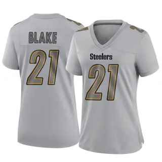 Game Women's Christian Blake Pittsburgh Steelers Nike Atmosphere Fashion Jersey - Gray