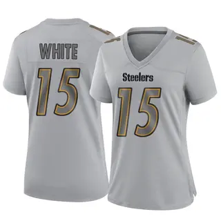 Game Women's Cody White Pittsburgh Steelers Nike Atmosphere Fashion Jersey - Gray