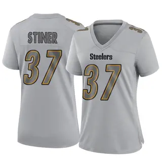 Game Women's Donovan Stiner Pittsburgh Steelers Nike Atmosphere Fashion Jersey - Gray