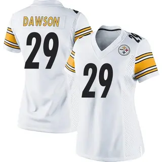 Game Women's Duke Dawson Pittsburgh Steelers Nike Jersey - White