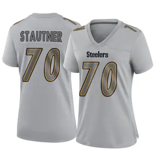 Game Women's Ernie Stautner Pittsburgh Steelers Nike Atmosphere Fashion Jersey - Gray