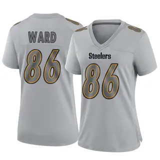 Game Women's Hines Ward Pittsburgh Steelers Nike Atmosphere Fashion Jersey - Gray